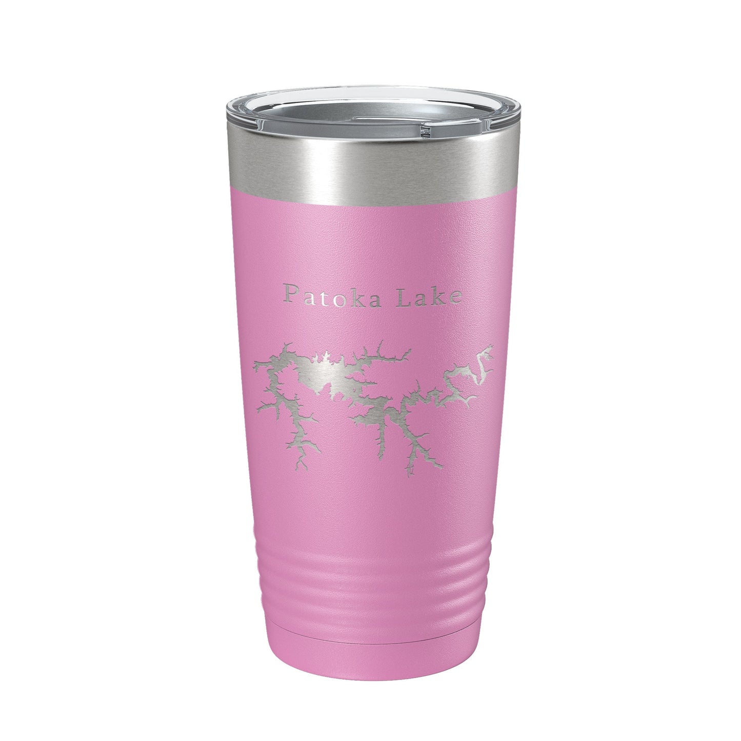 Patoka Lake Map Tumbler Travel Mug Insulated Laser Engraved Coffee Cup Indiana 20 oz-14