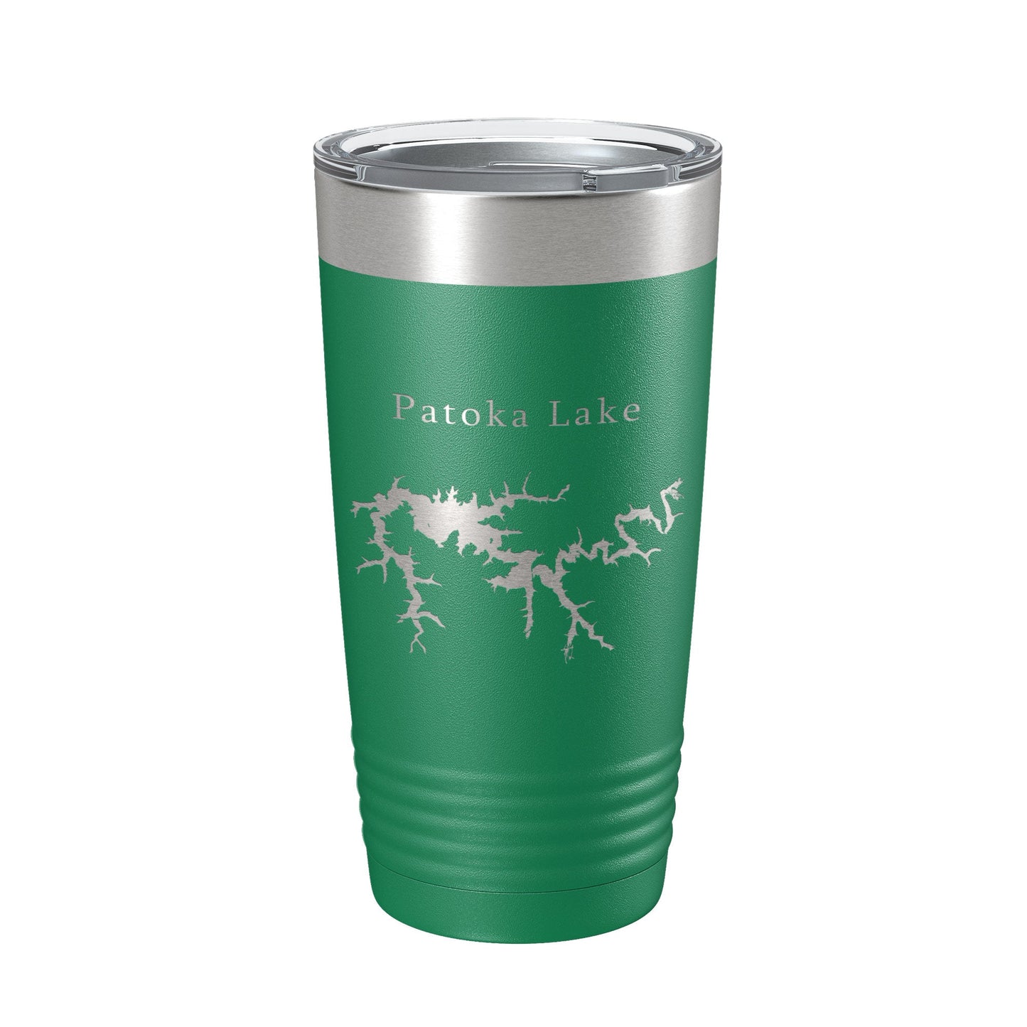 Patoka Lake Map Tumbler Travel Mug Insulated Laser Engraved Coffee Cup Indiana 20 oz-9