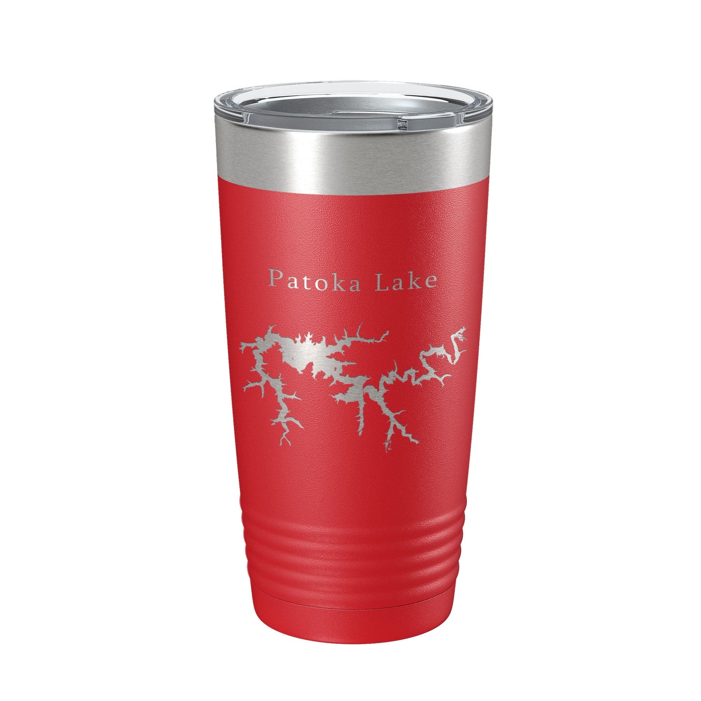 Patoka Lake Map Tumbler Travel Mug Insulated Laser Engraved Coffee Cup Indiana 20 oz-10