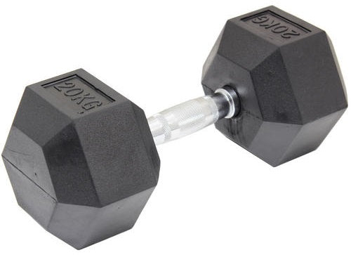 NNEDSZ Commercial Rubber Hex Dumbbell Gym Weight-0